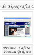 Tipograf�a Comecial recibe el Premio Cafeto 2003