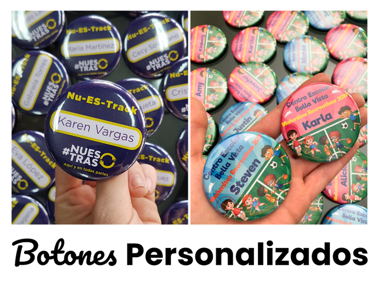 Botones personalizados