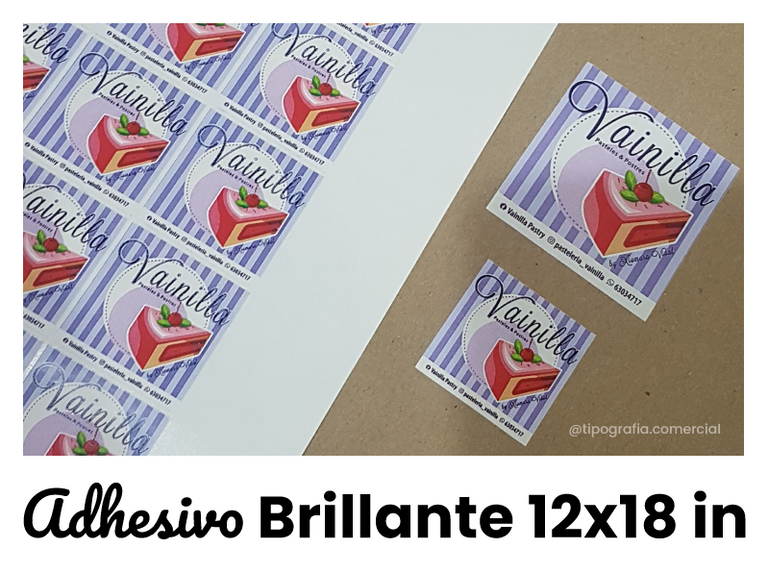 Stickers brillantes 12x18 in