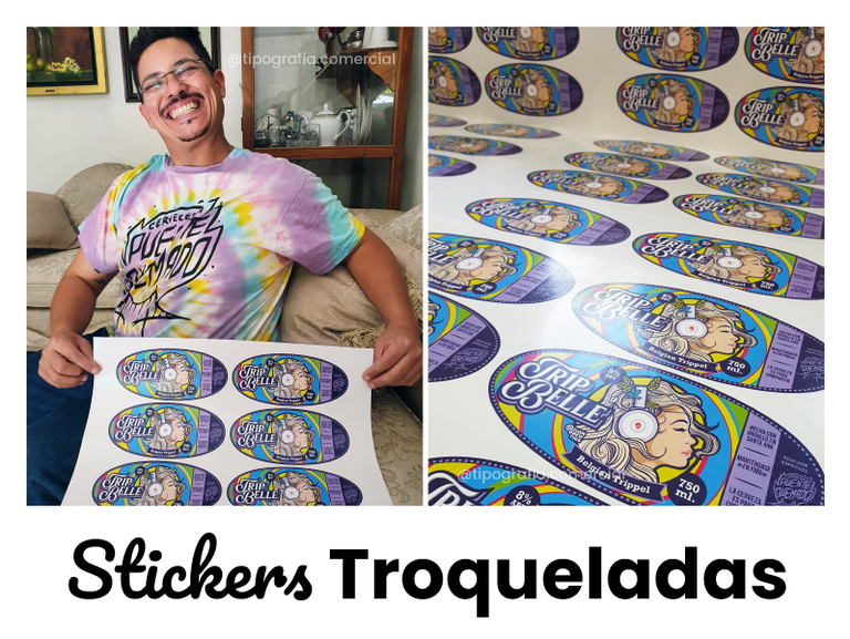 Stickers troqueladas