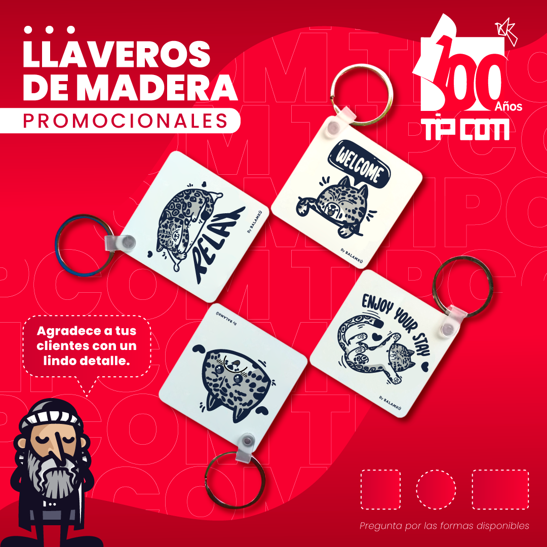 Llaveros personalizados 